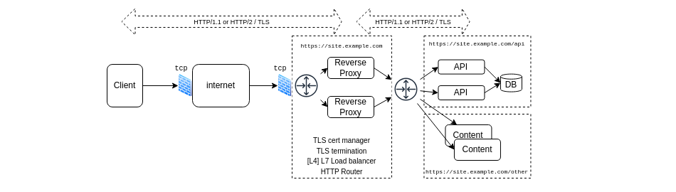 HTTP 1.1 or 2 deployment schema